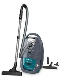 Produktbild: Rowenta Silence Force Staubsauger mit Beutel, Staubsauger, leise, Performance, Grau/Blau, Kapazität XL 4,5 l, Zubehör, RO7740EA