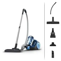 Produktbild: Rowenta Swift Power Cyclonic Staubsauger ohne Beutel, 900 Watt, Saugstark, Hohe Filtration, Große Flächenabdeckung, Kompaktes Format, Blau, RO2981EA