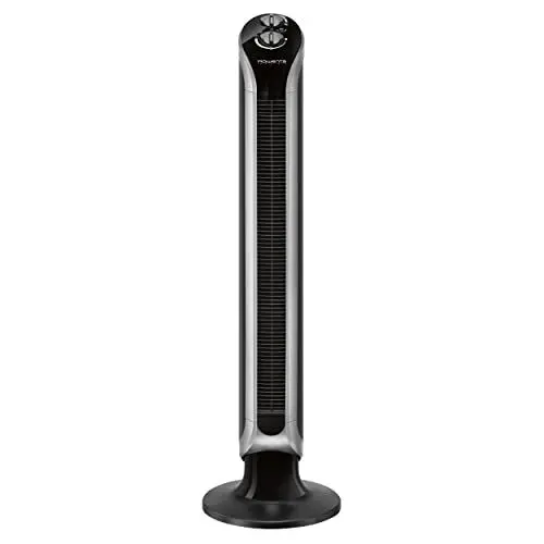 Produktbild: Rowenta VU6620 Eole Infinite Turmventilator | leistungsstark | leise mit nur 43 dB(A) | geringer Energieverbrauch | 3 Geschwindigkeiten | horizontale Oszillation | Timer | Schwarz