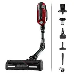 Produktbild: Rowenta X-Force Flex 12.60 Animal, Kabelloser Staubsauger mit Tierhaar-Zubehör, Flex-Gelenk, bis zu 150 AirWatt und 45 min Akku-Laufzeit, RH98A8WO, Rot/Schwarz