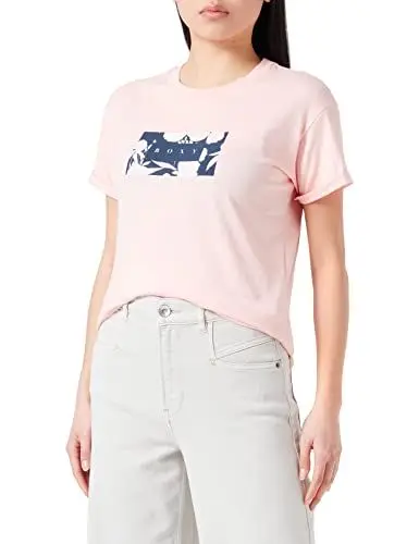 Produktbild: ROXY Sparkle Evening Flowers Kurzarmshirt für Damen Rosa