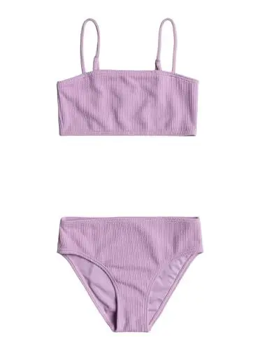 Produktbild: Roxy Aruba - Crop Top Two-Piece Bikini Set for Girls 6-16 - Zweiteiliges Crop-Top-Bikini-Set - Mädchen 6-16 - 12 - Lila.