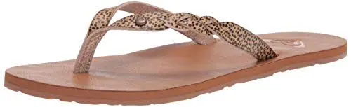 Produktbild: Roxy Damen Liza Flip Flop Sandalliza 플립플롭 샌들liza 人字拖凉 夾腳涼鞋sandália Lizaliza סנדל כפכפיםصندل فليب فلوب ليزاliza, Flipflops Sandale, Gepardenmuster, 41 EU