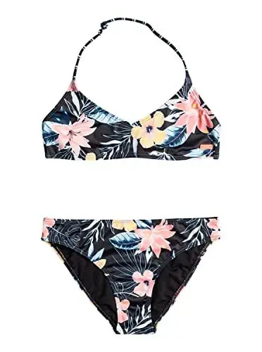 Produktbild: Roxy™ Flowers Addict - Triangle Bralette Bikini Set for Girls 8-16 - Mädchen 8-16