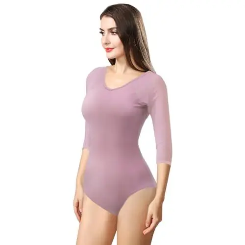 Produktbild: ROYAL SMEELA Ballett Body für Frauen Trikot Ballerina Tanz Leotard Tanztrikot Schwarz