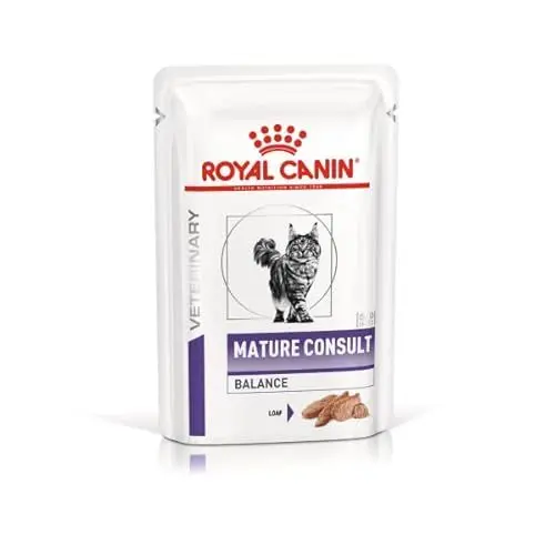 Produktbild: Royal Canin Mature Consult Balance | 12 x 85 g | Alleinfuttermittel für Katzen | Für kastrierte ältere Katzen oder mit Neigung zur Gewichtszunahme | Ab dem 7. Lebensjahr