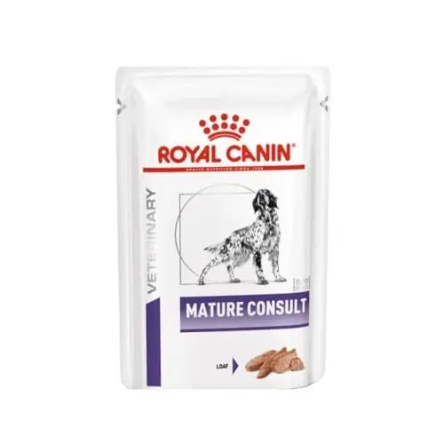 Produktbild: Royal Canin Mature Consult Mousse | 12 x 85 g | Nassfutter für Hunde | Kann dabei helfen das Wohlbefinden von älteren Hunden zu erhalten | Mousse in Frischebeuteln