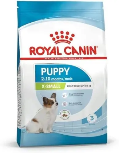 Produktbild: Royal Canin X-SMALL Puppy | 500 g | Trockenfutter für Welpen sehr kleiner Hunderassen | Kann zur normalen Funktion des Immunsystems beitragen | Mit Omega-3