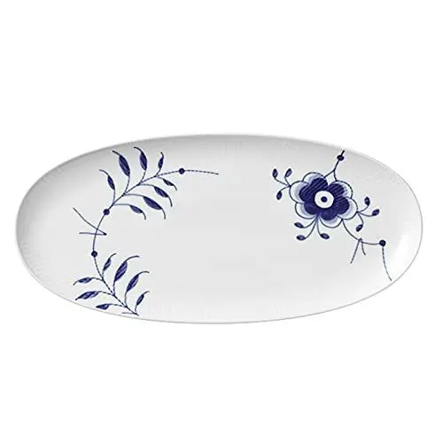 Produktbild: Royal Copenhagen Blue Fluted Mega Servierplatte in der Farbe Blau, Größe: 37 cm, 1028382