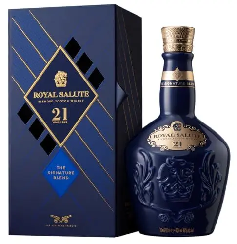 Produktbild: Royal Salute 21 Years Old Blended Scotch Whisky - 21 Jahre gereifter Premium Whisky aus dem Hause Chivas Regal - 0,7l