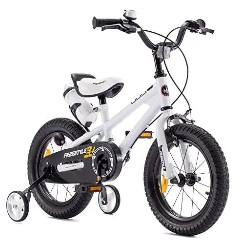 Produktbild: RoyalBaby Kinderfahrrad Mädchen Junge Freestyle BMX Fahrrad Kids Kinderfahrrad Weiß 16 Zoll