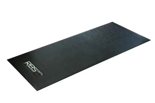 Produktbild: Royalbeach Unterlegsmatte Comfort für Crosstrainer, schwarz, 150 x 65 x 0,4 cm