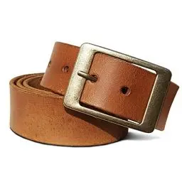 Produktbild: ROYALZ Vintage Ledergürtel Damen für Jeans Anzug Hosen Frauen Gürtel 4 mm starker Voll-Leder 38 mm Damengürtel, Farbe:Braun, Größe:90