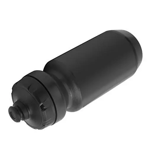 Produktbild: RPGJSLKF Fahrrad-Wasserflasche, robuste Folie, bruchsicher, leicht zu öffnen, auslaufsicher, 610 ml, für Radfahren im Freien (Schwarz)