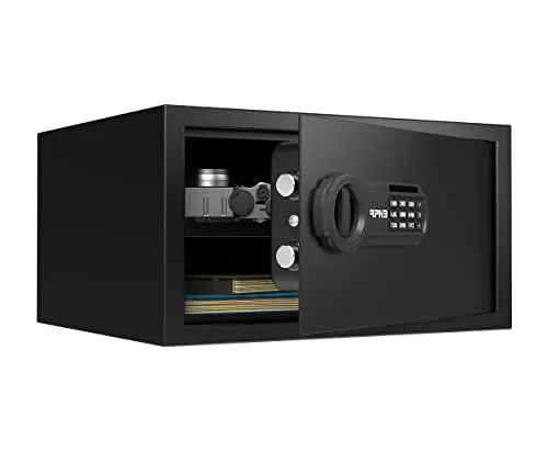 Produktbild: RPNB Luxus Safe und Schließfach, Geldkoffer, Zifferntastatur sicher, perfekt für Hause Büro Hotel Business Schmuck und Bargeldverbrauch Lagerung, 28 L
