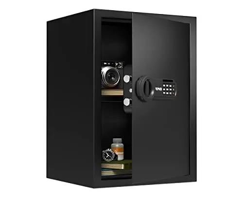 Produktbild: RPNB Luxus Tresor und Schließfach, Geldkoffer, Elektronischer Safe mit Zifferntastatur, perfekt für Hause Büro Hotel Business Schmuck und Bargeldverbrauch Lagerung 51 L