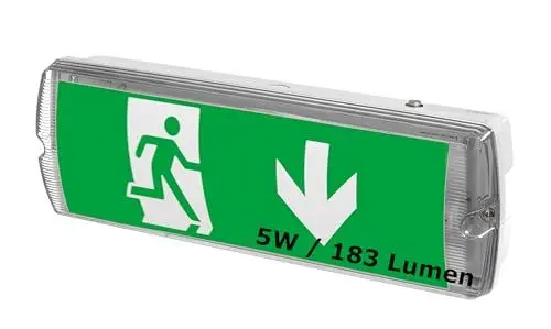 Produktbild: RR-NORD Notleuchte LED IP65 Notbeleuchtung Rettungszeichenleuchte Fluchtwegleuchte Notlicht