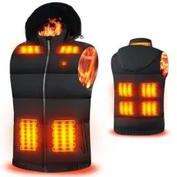 Produktbild: Rrtizan Beheizte Weste, Elektrische USB Beheizte Jacke für Herren und Damen, 7 Temperaturstufen Elektrisch Heizweste, Wasserschutz, Winter Warme Heizweste für Outdoor Camping Skifahren