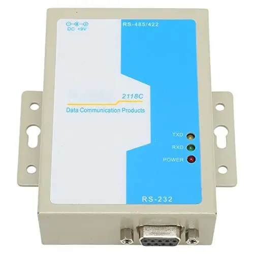 Produktbild: RS232 zu RS485 RS422 Konverter, Kommunikationsdatenadapter Professional 100-240V HXAD 2118C Industriequalität für Industrie für Automatisches Banksystem (EU-Stecker)