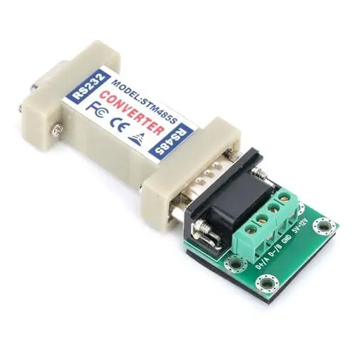 Produktbild: RS232-zu-RS485-Konverteradapter, Hochwertiges Netzwerkzubehör, Kompatibel mit den Standards RS 232C und RS 485, Erweitert die Kommunikationsentfernung