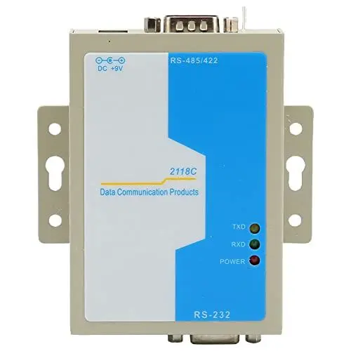 Produktbild: RS232-zu-RS485-RS422-Konverter, HXAD 2118C-Schnittstellenkonverter mit Optischer Isolierung, Adapter für Datenkonverter für Serielle Kommunikation, für
