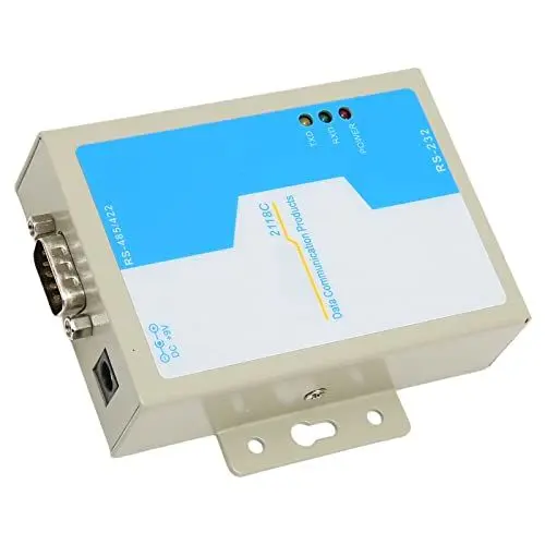 Produktbild: RS232-zu-RS485-RS422-Konverter, RS232-zu-RS485-RS422-Datenkonverter für Serielle Kommunikation mit Überspannungsschutz für Industrielle Automatisierungssteuerungssysteme