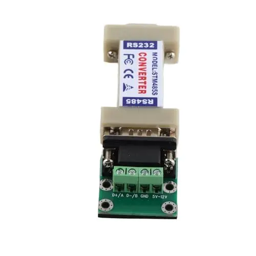 Produktbild: RS232-zu-RS485-Seriell-Konverter-Adapter, Halbduplex-Kommunikations-Daten-Adapter-Konverter mit 36 ​​Decodern, Kompatibel mit EIA TIA RS 232 und RS 422 RS 485 Standards Communic
