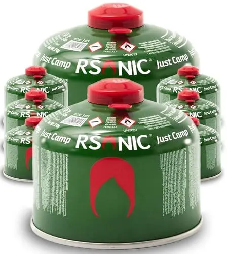 Produktbild: Rsonic Schraubventilkartusche für Campingkocher Gaskocher Kartusche zum Schrauben 230g und 450 Gramm Propan Butan Gemisch für unter 0 Grad Schraubkartusche mit Gewinde Schraubgewinde (2, 230 Gramm)