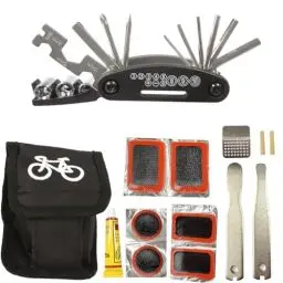 Produktbild: Ruayia Fahrrad Werkzeug Set, Fahrradwerkzeug reparatur Fahrrad Werkzeugset faltbares, Fahrrad-Multitool Multifunktionswerkzeug, Fahrrad Werkzeug Reparaturset