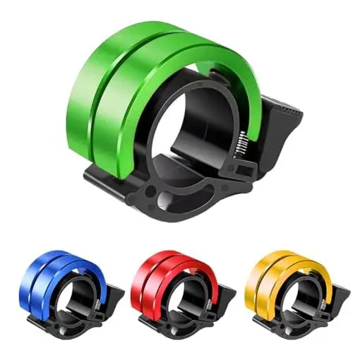 Produktbild: Ruayia Fahrradklingel Mountainbike, Mini Fahrradglocke, Biker Bell Fahrrad Klingel, Glocke Fahrradglocke für Bike MTB Mountainbike Perfekt für Radsportbegeisterte 22-22.8 mm Lenker - Splitter