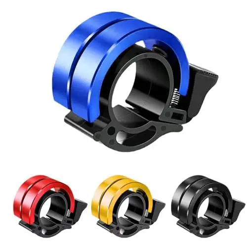 Produktbild: Ruayia Fahrradklingel Mountainbike, Mini Fahrradglocke, Biker Bell Fahrrad Klingel, Glocke Fahrradglocke für Bike MTB Mountainbike Perfekt für Radsportbegeisterte 22-22.8 mm Lenker - Splitter