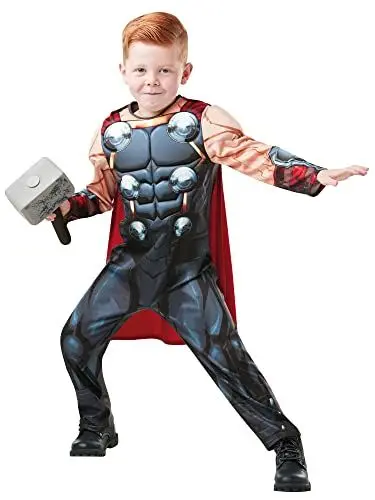 Produktbild: Rubie 's 640836l Marvel Avengers Thor Deluxe Kind Kostüm, Jungen, groß Halloween