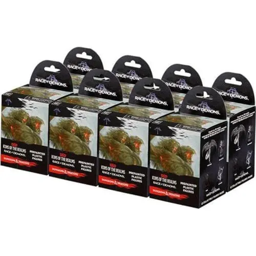 Produktbild: WizKids D&D - Icons of The Realms: Rage of Demons Booster Brick (8) | DnD Miniaturen Halloween