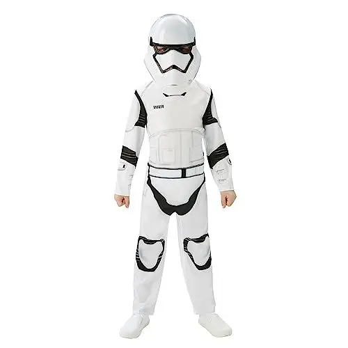 Produktbild: Rubie's 3620267 - EP7 Stormtrooper classic child, L, weiß/schwarz (7-8 Jahre) Halloween