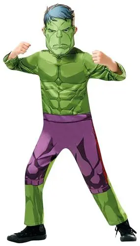 Produktbild: Rubie's 640838M Hulk Kostüm, boys, grün, 5-6 Halloween