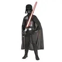 Produktbild: Rubie's Offizielles Disney Star Wars Darth Vader-Kostüm, Kindergröße S, Alter 9-10 Jahre, Halloween