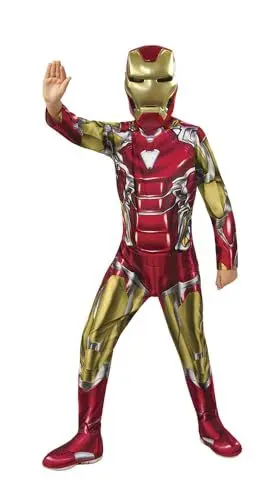 Produktbild: Rubie's Offizielles Kostüm Iron Man, Avengers Endgame, klassisch, Kindergröße M, 5-7 Jahre, Körpergröße 132 cm Halloween