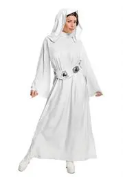 Produktbild: Rubie's Official 810357S Star Wars Prinzessin Leia-Kostüm für Damen, Größe L Halloween