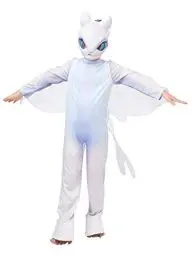 Produktbild: Rubie's Official - Wie man einen Drachen zähmt - Heller zorniger Drache, Kinderkostüm Deluxe, Größe Large, Alter 7-8 Jahre Halloween