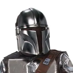 Produktbild: Rubie‘s Offizielle Disney Star Wars, The Mandalorian Beskar Rüstung für Kinder 1/2 Gesichtsmaske Halloween