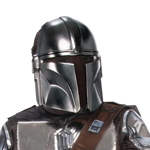 Produktbild: Rubie‘s Offizielle Disney Star Wars, The Mandalorian Beskar Rüstung für Kinder 1/2 Gesichtsmaske Halloween