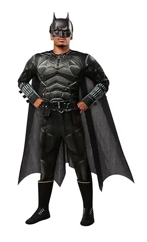 Produktbild: Rubies Offizielles DC The Batman, Batman Kostüm für Erwachsene, Superheld Verkleidung - Standard Halloween