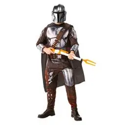 Produktbild: Rubie's Official Disney Star Wars The Mandalorian Kostüm für Erwachsene, Herrenverkleidung, XL Halloween