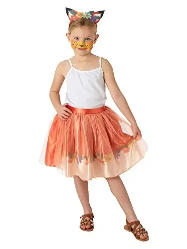 Produktbild: Rubie's Offizielles Fuchs Tutu Set, Kinder Tierkostüm Waldkreaturen, Kinder Einheitsgröße ca. 3-6 Jahre, World Book Day Halloween