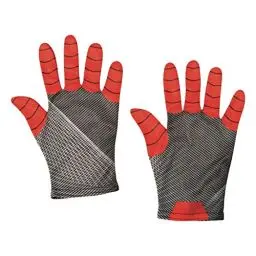 Produktbild: Rubie's Offizielles Kostümzubehör Spider-Mans Handschuhe, No Way Home, Marvel, Version 3, Einheitsgröße, rot/schwarz Halloween