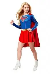Produktbild: Rubie's Offizielles Supergirl (TV-Serie) Kostüm für Erwachsene, Blau / Rot, S Halloween