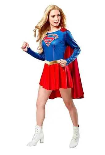Produktbild: Rubie's Offizielles Supergirl (TV-Serie) Kostüm für Erwachsene, Blau / Rot, S Halloween