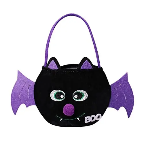 Produktbild: Notebook Handytasche Mit GeldböRse Zum UmhäNgen Halloween-Süßigkeits-Taschen Snack-Taschen Halloween-Süßigkeits-Taschen Halloween-Party-Geschenke Schultasche GeldböRse Damen Mittelgroß (D, One Size)