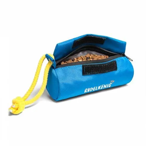 Produktbild: Rudelkönig Futterbeutel für Hunde - Apportierbeutel für Hundetraining - Robuster Futterdummy für Leckerlies - Dummy Hund