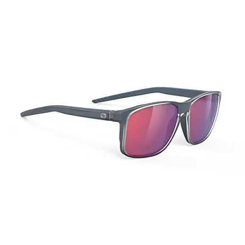 Produktbild: Rudy Project Unisex Overlap Ice Blue Metal Matte Multilaser Red Sonnenbrille, Rot, One Size